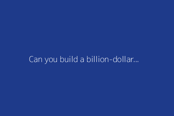 Can you build a billion-dollar business with only AI agents (yet)? This author thinks so