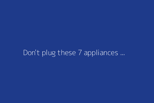 Don't plug these 7 appliances (including AC units) into extension cords - according to professionals