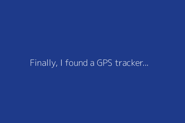 Finally, I found a GPS tracker with infinite battery life, high accuracy, and a great price