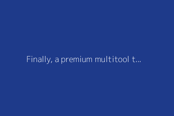 Finally, a premium multitool that doesn't feel like I'm getting scammed - and it's on sale now