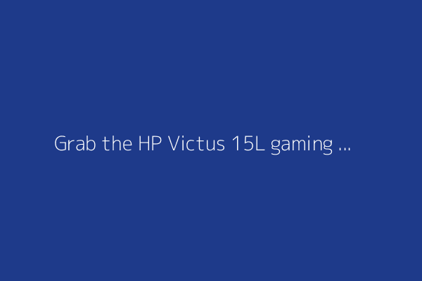 Grab the HP Victus 15L gaming desktop for just $600 ahead of Memorial Day