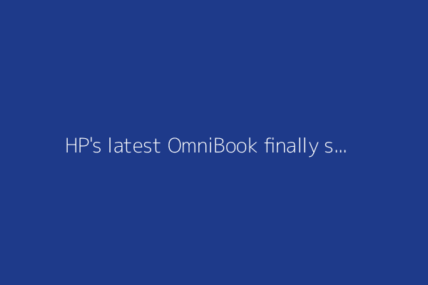 HP's latest OmniBook finally sold me on the 2-in-1 form factor (and it's on sale)