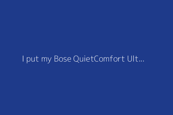I put my Bose QuietComfort Ultra away within hours of testing these headphones