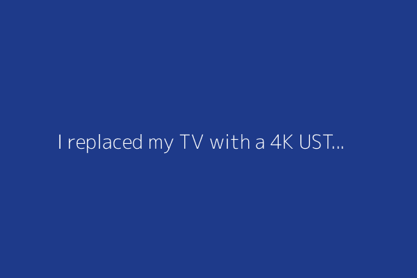 I replaced my TV with a 4K UST projector - and the visual upgrade was massive