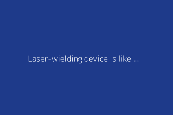 Laser-wielding device is like an anti-aircraft system for mosquitoes