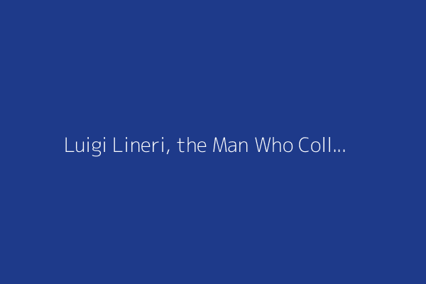 Luigi Lineri, the Man Who Collects and Categorizes Stones (2024)