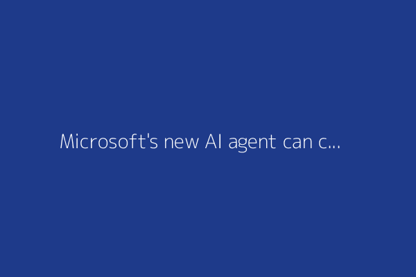 Microsoft's new AI agent can change Windows settings for you - here's how