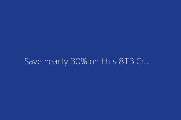 Save nearly 30% on this 8TB Crucial portable SSD at B&H Photo now