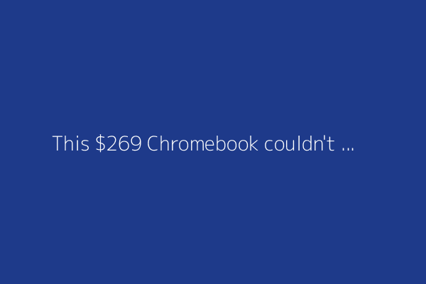 This $269 Chromebook couldn't be more portable - here's why it's my pick for students