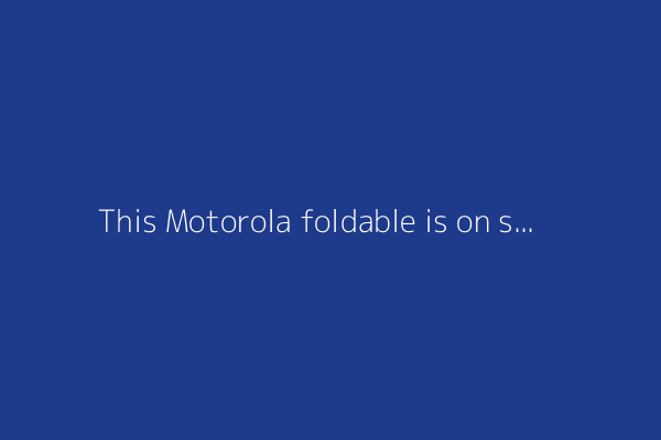 This Motorola foldable is on sale for $100 off - here's why I recommend it over most slab phones