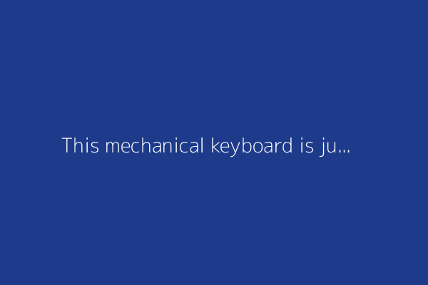 This mechanical keyboard is just as good for work as it is for gaming - and it's on sale