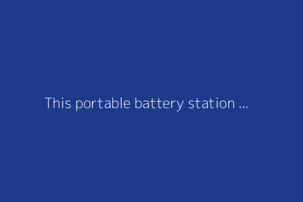This portable battery station powered my home for two weeks - and it's on sale