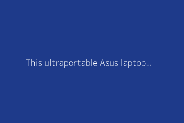 This ultraportable Asus laptop is my favorite MacBook Air alternative (and it's better in some ways)