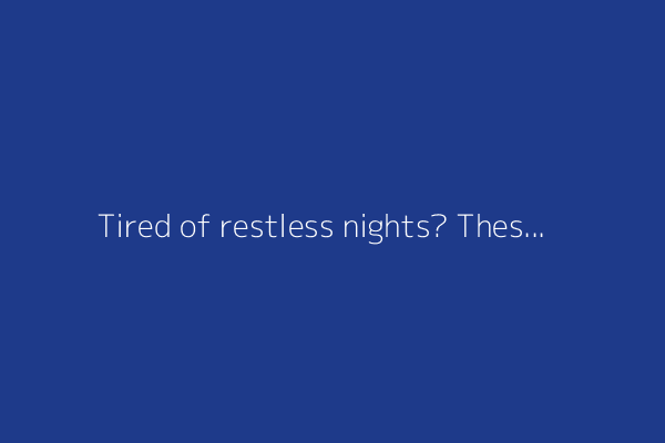 Tired of restless nights? These sleep earbuds helped me doze off