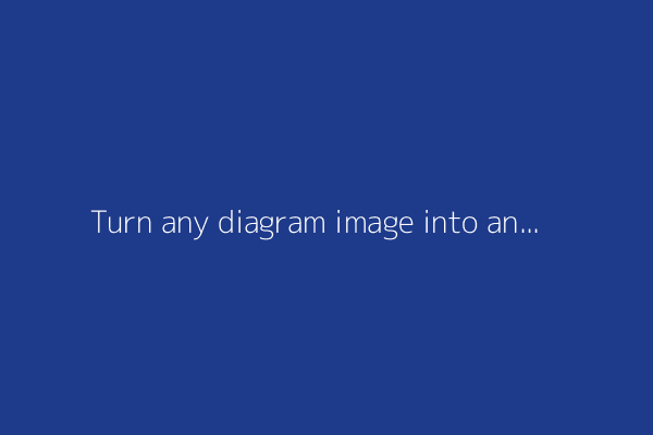 Turn any diagram image into an editable Draw.io file. No more redrawing