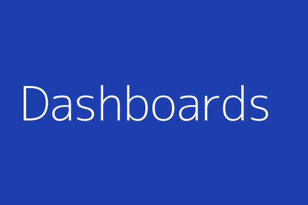 Dashboards & Reports