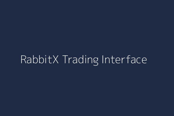RabbitX Interface