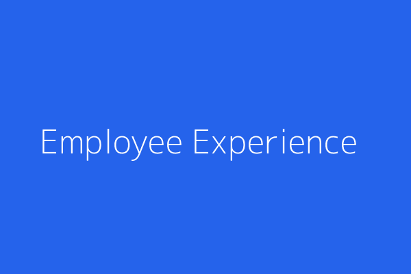 Employee Experience