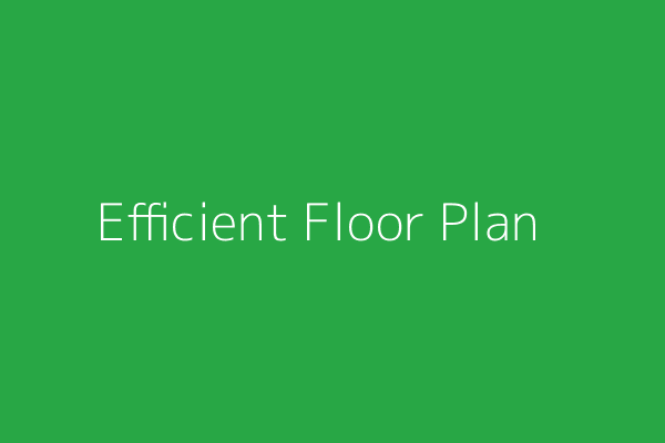 Efficient Floor Plan