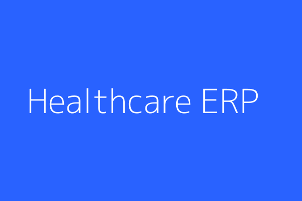 Healthcare ERP