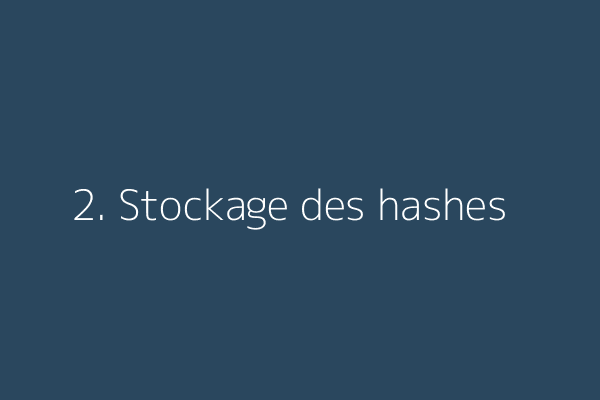Hashes