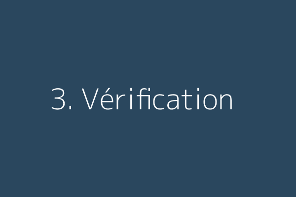 Vérification