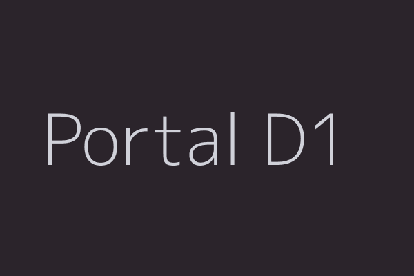 D1 Portal