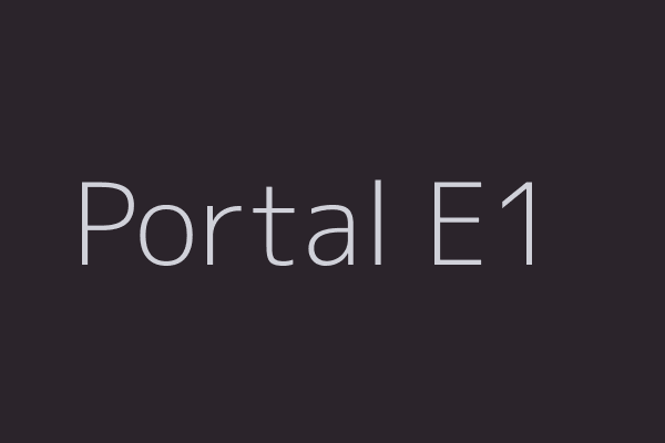 E1 Portal