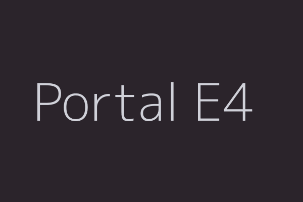 E4 Portal