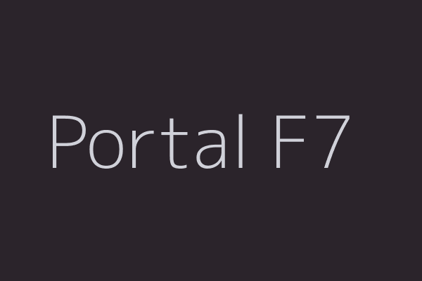 F7 Portal