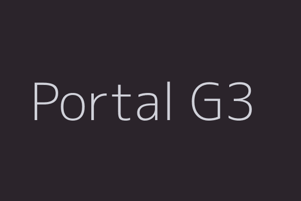 G3 Portal