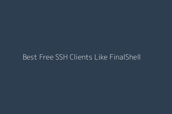FinalShell Multi Server Management View