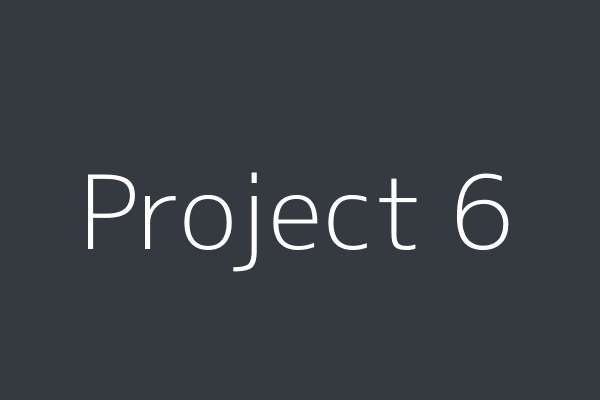 Project 6
