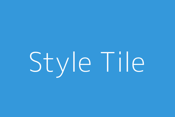 Example Style Tile