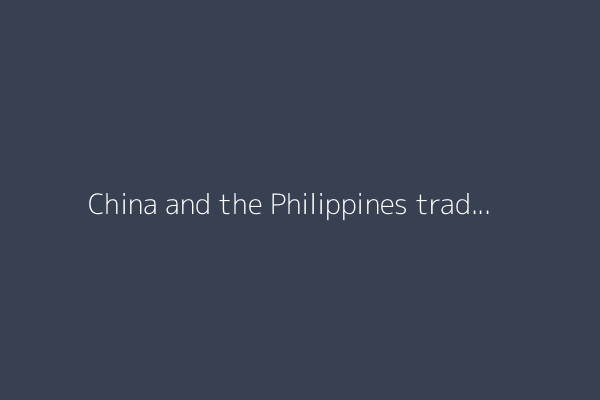China and the Philippines trade accusations over ship collision