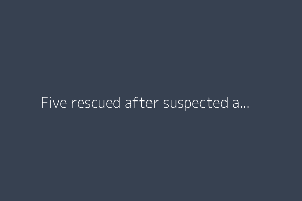 Five rescued after suspected attack by Yemen’s Houthis on Red Sea vessel