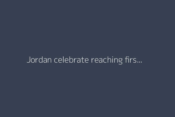 Jordan celebrate reaching first World Cup after win against Oman