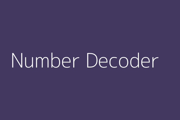 Interactive Angel Number Decoder