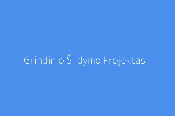Grindinio šildymo sistemos įrengimas moderniame name