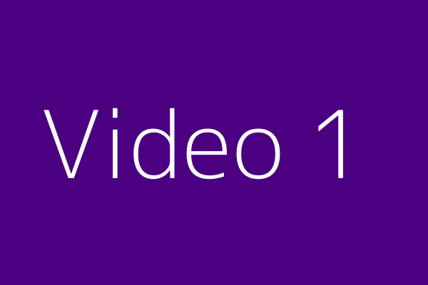 Video 1