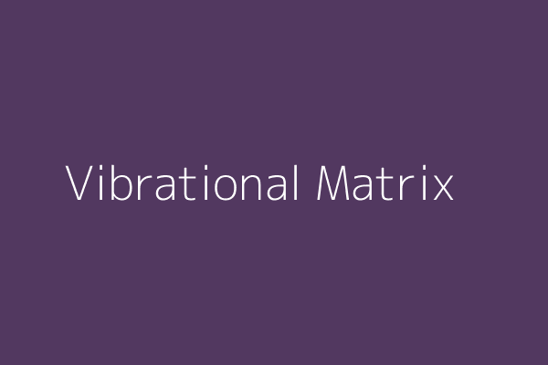 Life Path Vibrational Matrix