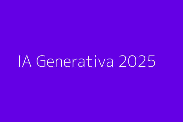 Tendencias de IA generativa en 2025