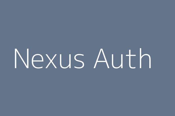 Nexus Auth service interface