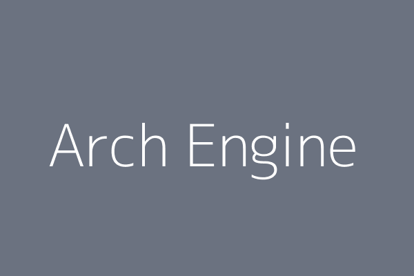 Arch Engine development interface