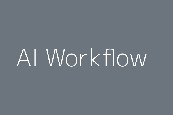AI Workflow