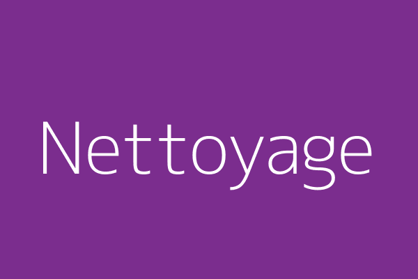 Nettoyage professionnel
