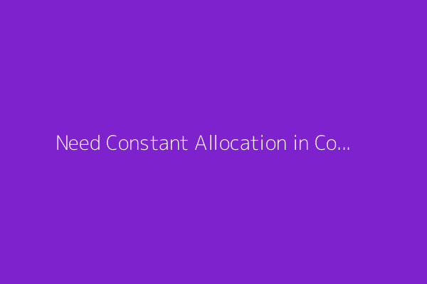 Need Constant Allocation in Commodities: Kriskey