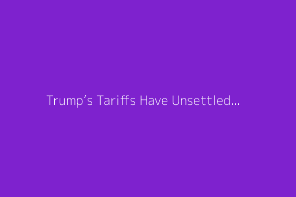 Trump’s Tariffs Have Unsettled Thailand’s Pet Food Exporters