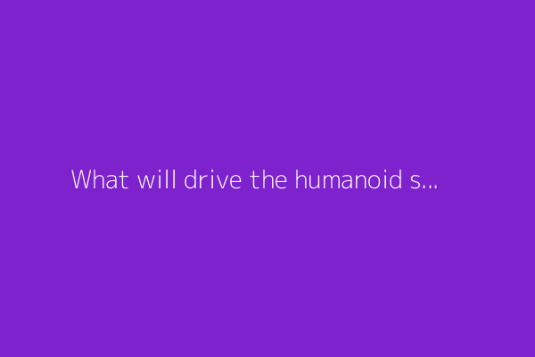 What will drive the humanoid sector in 2H25?