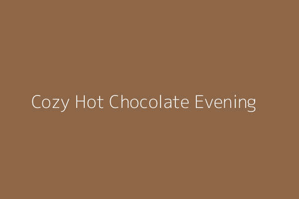 A cozy evening scene with a mug of hot chocolate and a book by the fireplace, representing relaxation and comfort.